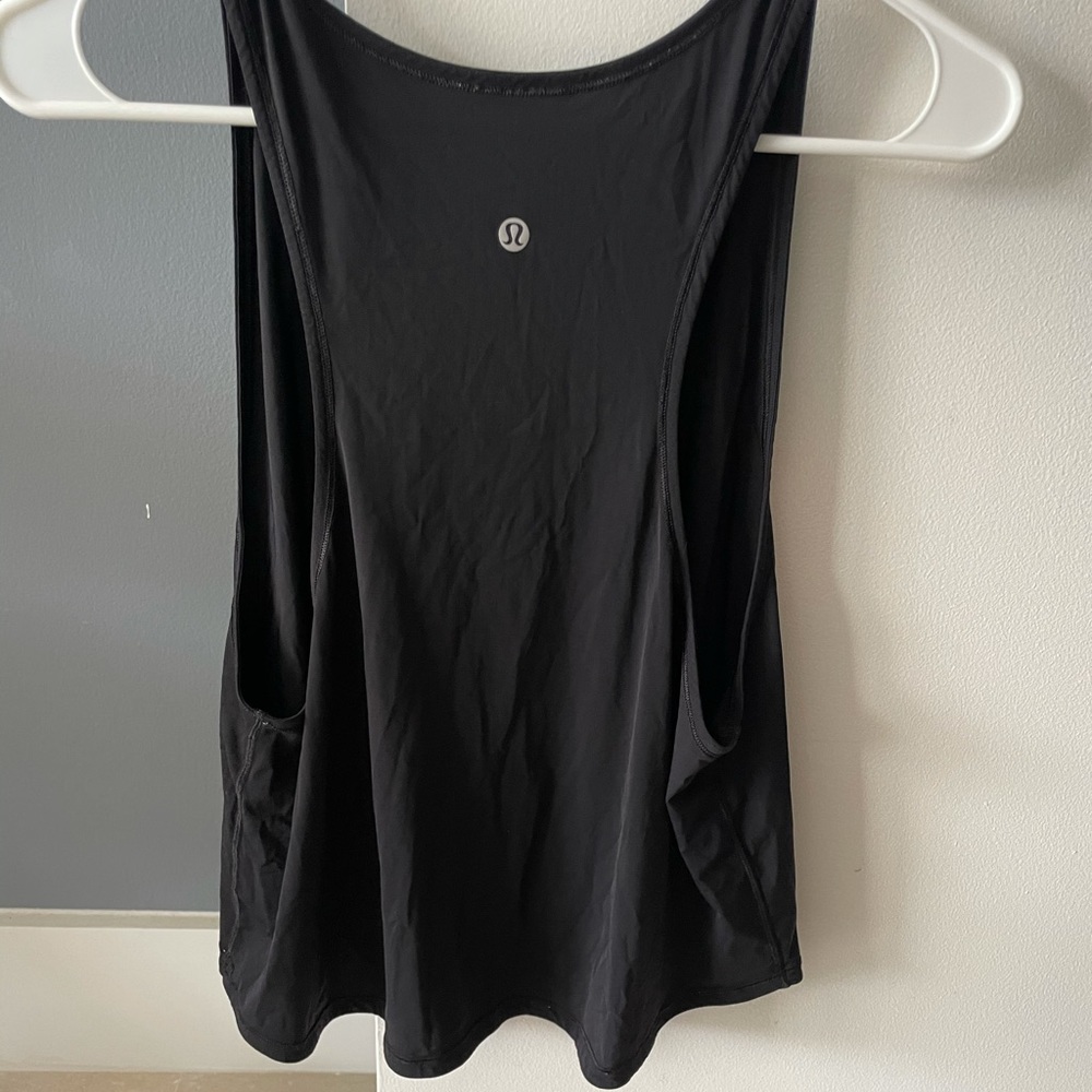 Lululemon Cropped Black Tank Top